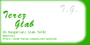 terez glab business card